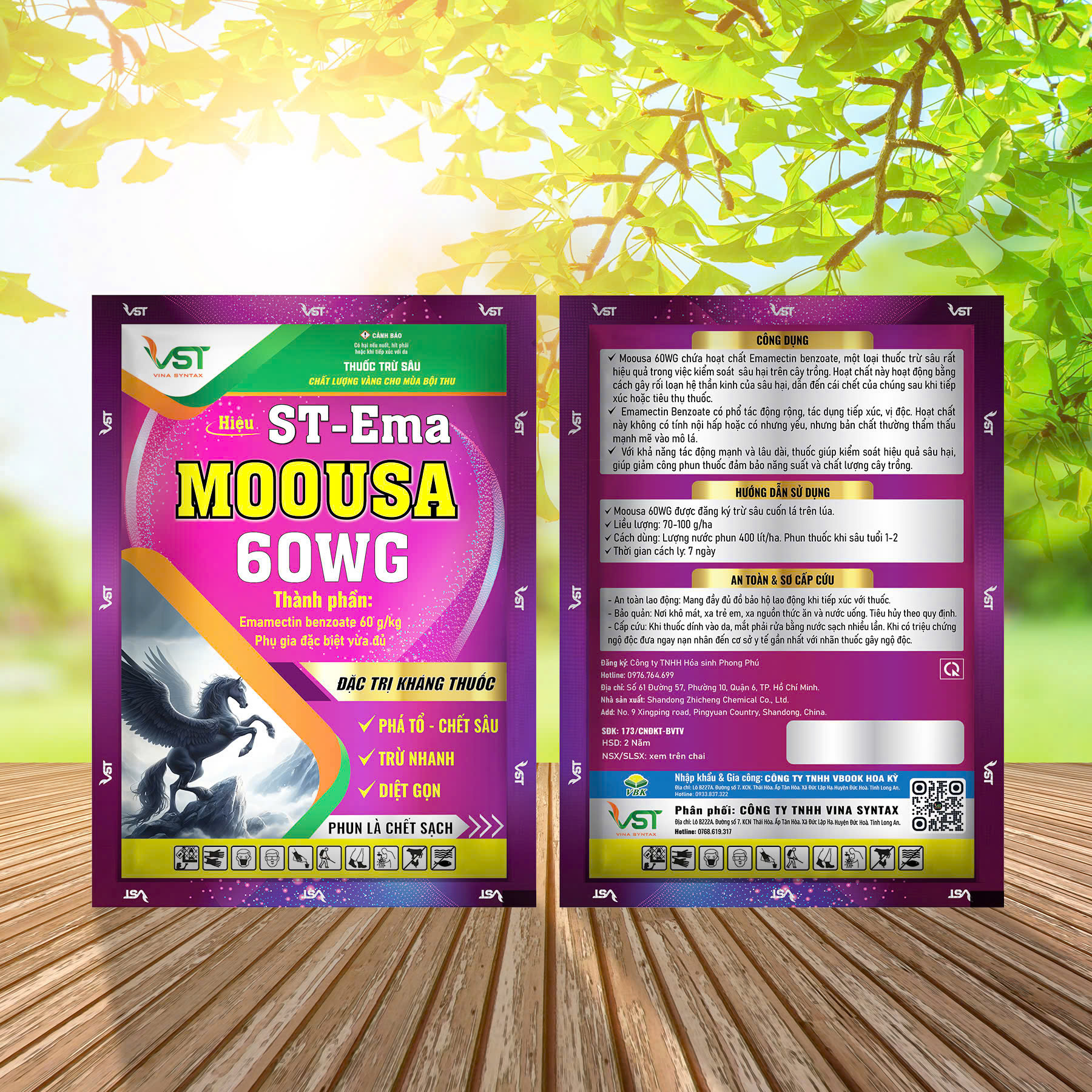 THUỐC TRỪ SÂU MOOUSA 60WG - 100G