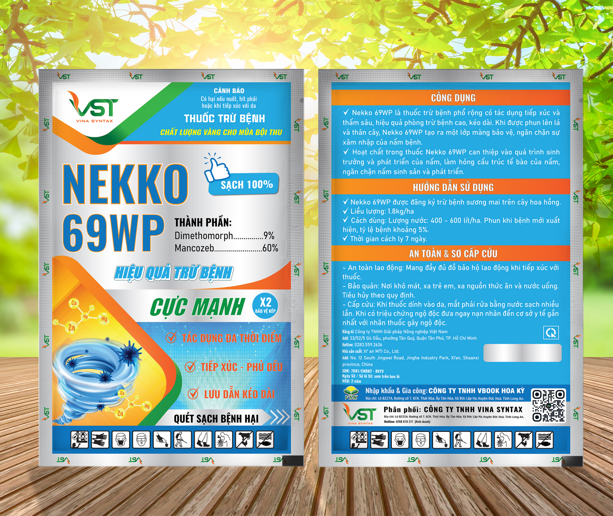 THUỐC TRỪ BỆNH NEKKO 69WP - 500GR